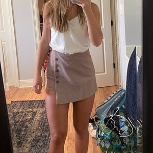 Plaid Skort
